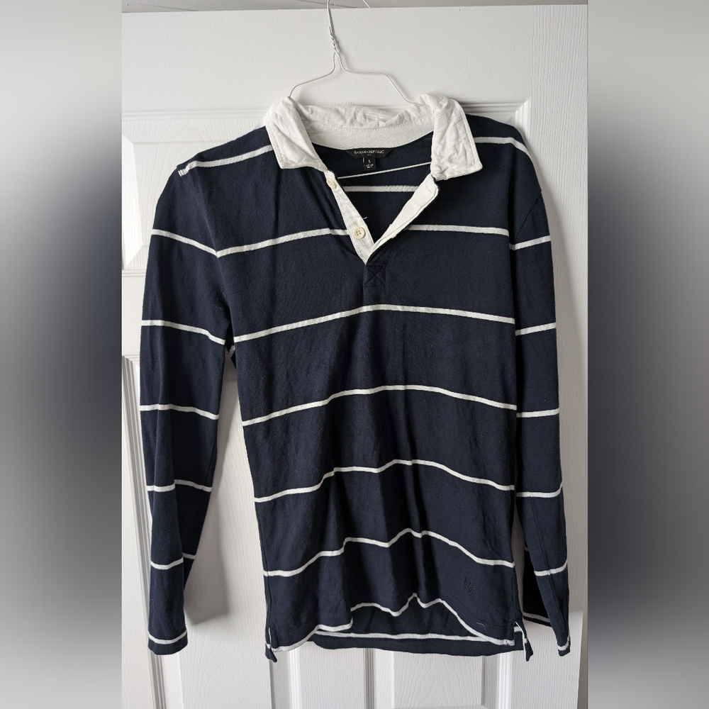 Banana Republic Long Sleeve Polo